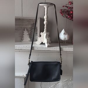 SOLD!Ebay Beautiful Vintage Blue Coach Crossbody or Clutch 031-5027 70s & 80s 🎄